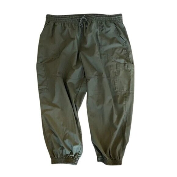 Old Navy StretchTech Green Cargo High Waist Joggers - Picture 6 of 9